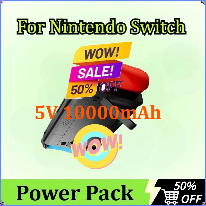 

5V 10000mAh For Nintendo Switch LCD&Switch OLED Backup Charger Case PD Quick Charging External Battery Power Bank