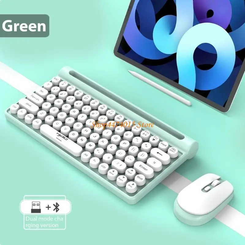 K1AA 2.4G Беспроводная клавиатура и мыши Protable Mini Keyboard Combo Set для ноутбука для ноутбука настольный компьютер на