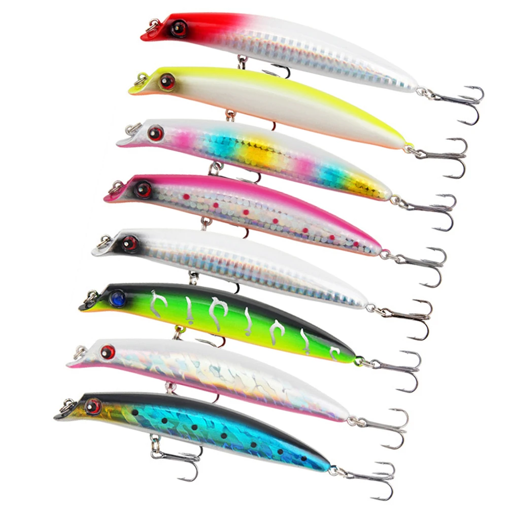 

Fishing Lures Minnow Crankbaits Pencil Popper Lures Hard Bait Artificial Baits Fishing For Bass Trout Fishing Squid Skirt Tackle