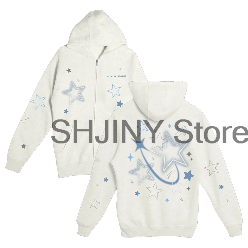 Freya Skye tratamiento silencioso Sudadera con capucha con cremallera Unisex ropa de calle de manga larga mujeres hombres sudaderas con capucha ropa 3D