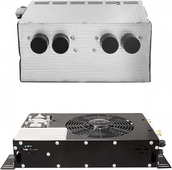 

12V Concealed RV Air Conditioner, Silent DC Electric Air Conditioner for RVs, Campers, Trucks, Vans, Excavators & Buses