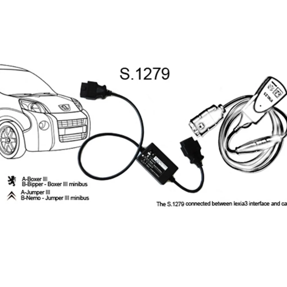 New Diagbox V7.83 Lexia3 Lexia 3 V48 Diagnostic Tool Lexia-3 PP2000 V25 S.1279 Diagnostic Connector for Citroen for Peugeot