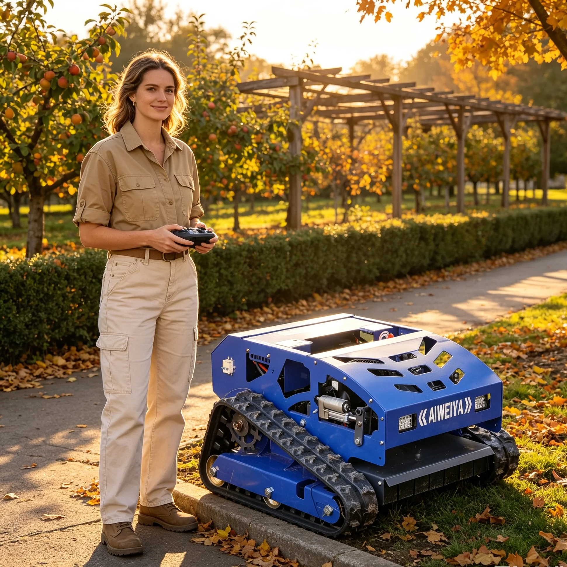 Customized For Big‑size Garden Wireless Self‑Propelled Lawn Mower, Long Endurance For Full‑range Lawn Care