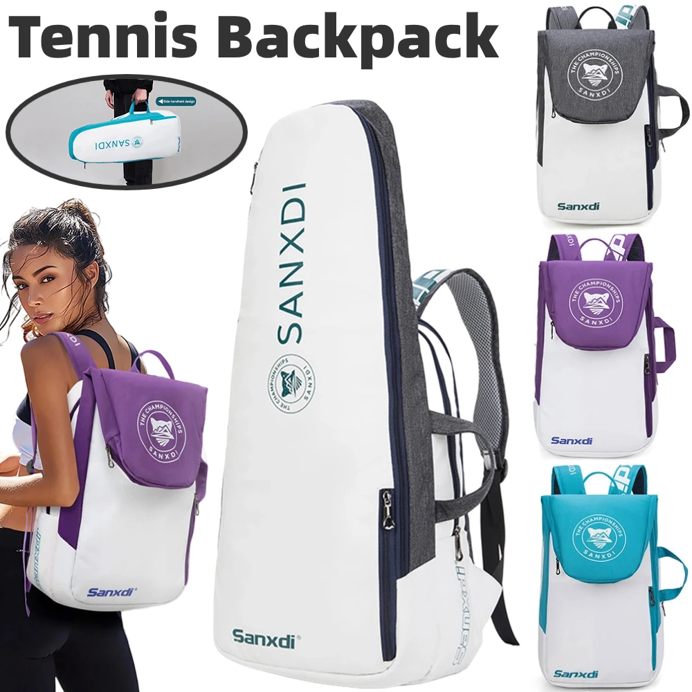 Tennis Backpack Badminton Bag Tennis Padel Squash Badminton Rackets Bag Large Capacity Racquet Bags Padel Rackets Backpack