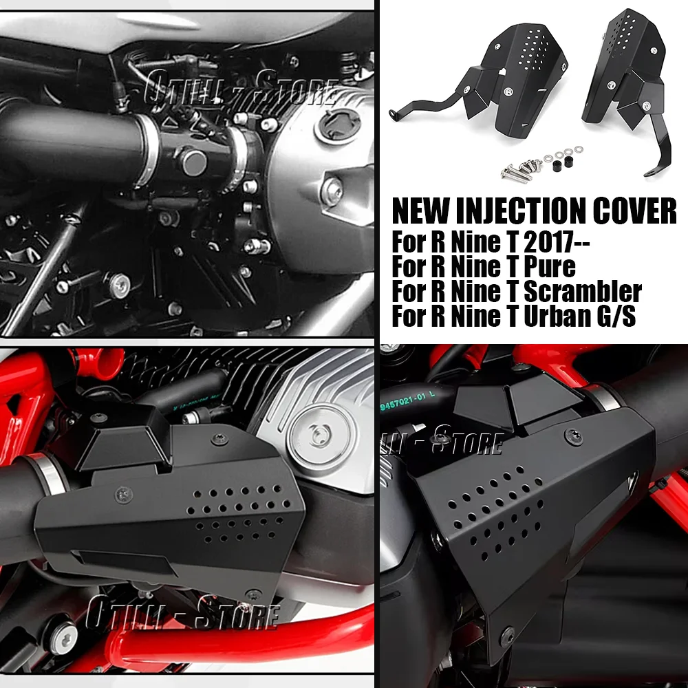 

Injection Head Cover Injector Guard Protector Engine Cylinder Shield For BMW R NINE T Pure Scrambler Urban G/S R9T RNINE T