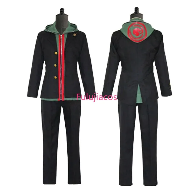 

Fulujiacos Naegi Makoto Cosplay Costume Men Role Play Anime Uniform