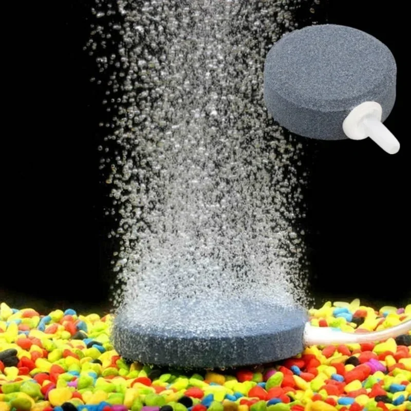 40mm Blase Stein Belüfter Für Aquarium Aquarium Pumpe Hydrokultur Sauerstoff Platte Mini Luftpumpe Zubehör Pet Supllies Werkzeuge