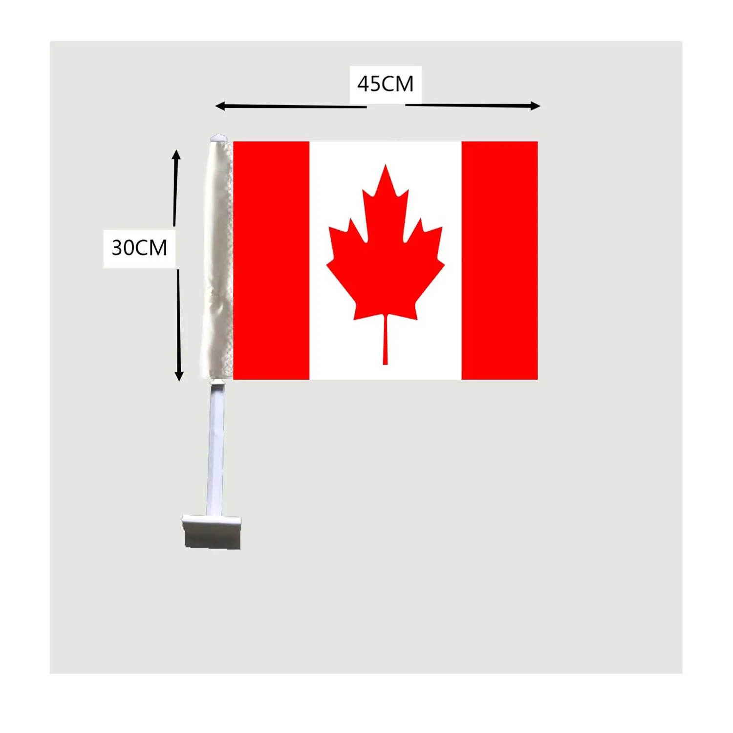 

Канадский флаг, флаги на окна автомобиля, 30x4 5 см, 2 шт., 100% Φ