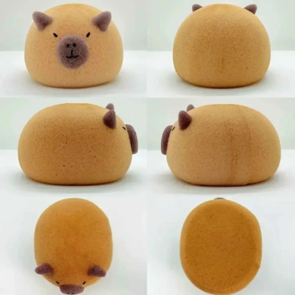 Wash Blistering Capybara Bath Sponge Ball Household Cartoon Animal Shower Puff Bubble Sponges Body Exfoliate Cleaning Brush