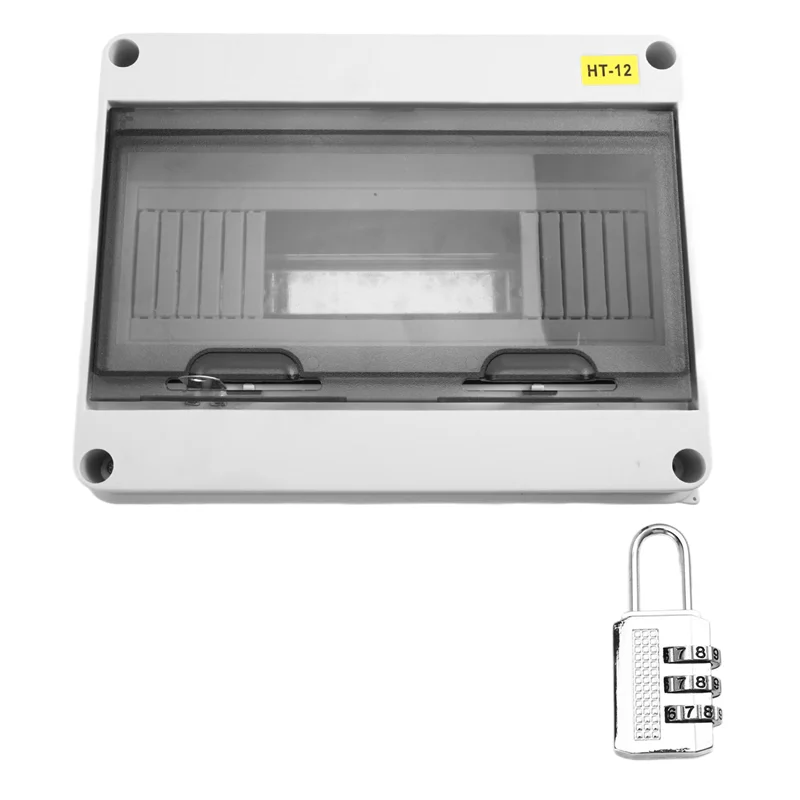 A93E-HT Series Junction Box 12WAY IP65 Waterproof Distribution Box Outdoor Plastic Electrical Withlock HT-12Way Forcircuit Break