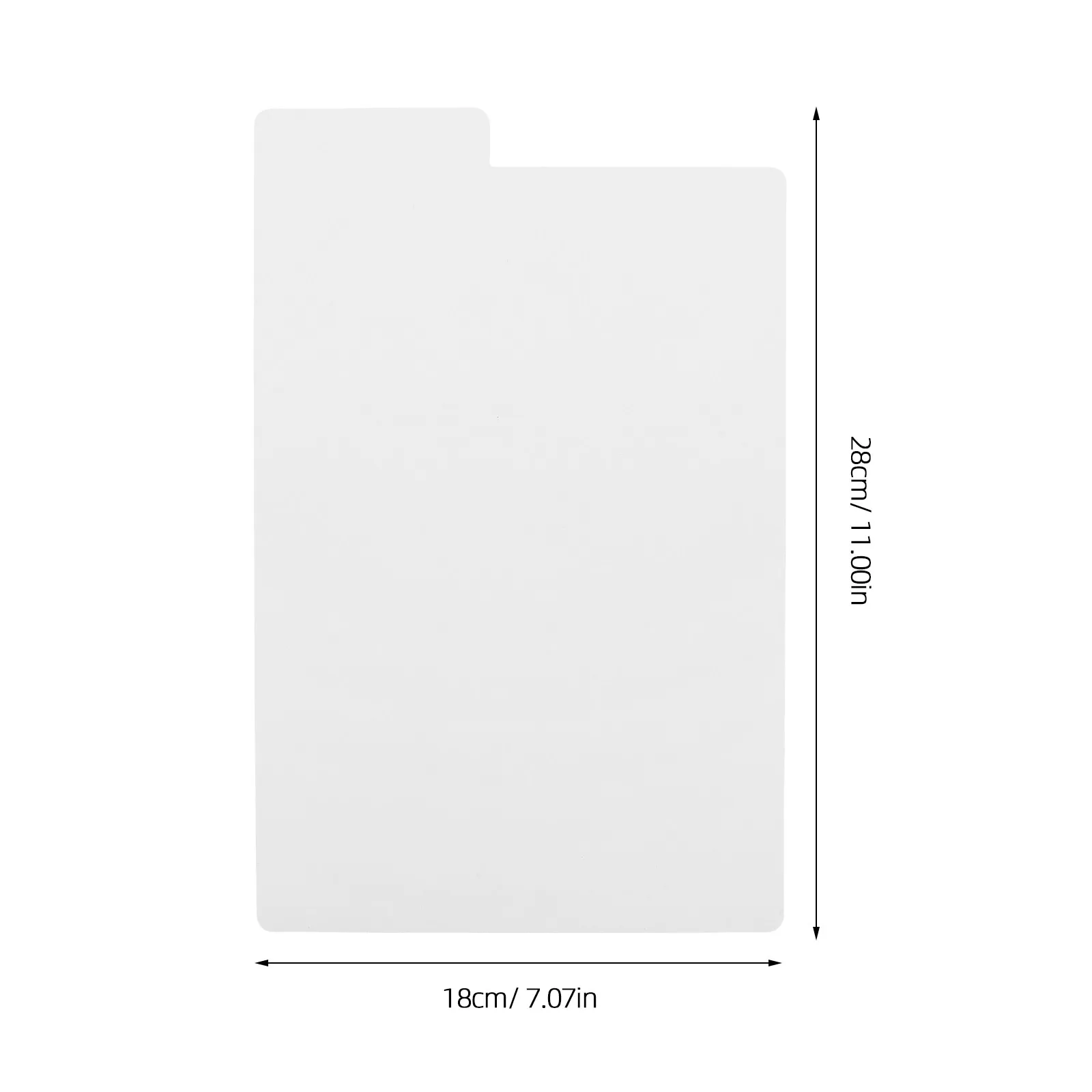 13 Stück PVC-Schallplattenteiler, 18 x 28 cm, für die Organisation von Bildern, Alben und Bücherregale, Trennblöcke, Klassifizierungswerkzeuge