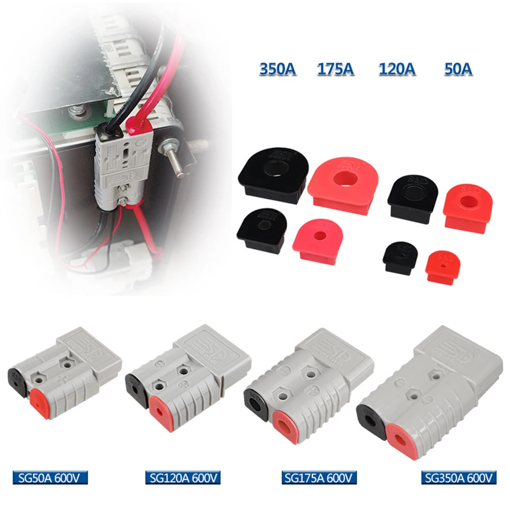 Reliable Waterproof Cable Gland Inserts Set for 50A 120A 175A 350A Connectors 8 Pcs Weatherproof Seal for Caravans