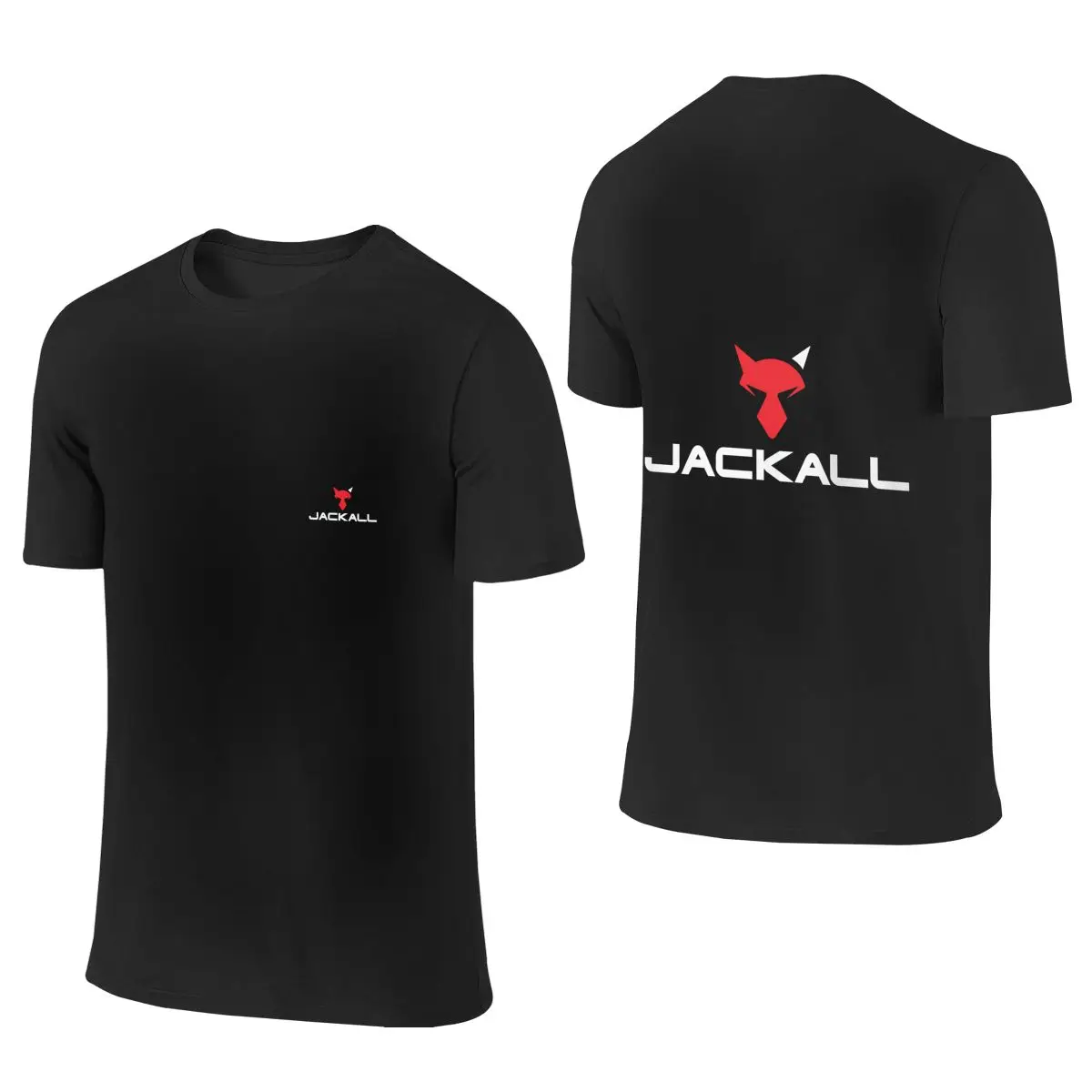 

Jackall Lures Men's Short Sleeve T-shirt Round Neck 100% Cotton T shirt S-6XL
