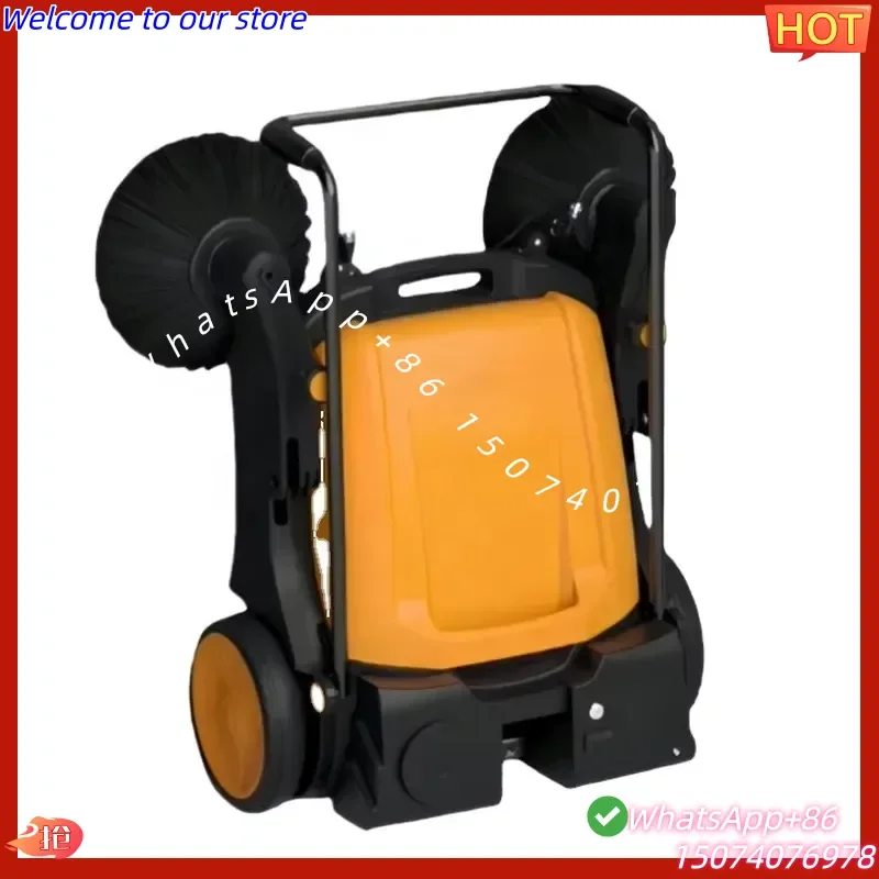 2026New Small Industrial Workshop Sweeping Tool Hand Push Cleaning Trolley for Dust Removing Hand-Propelled Floor Sweeping