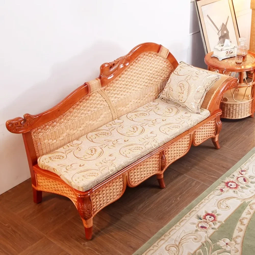 Rattan chai long simple single caise loue, beauty couch, chaise longue sofa, lazy chaisgue bedroom, chaiue be