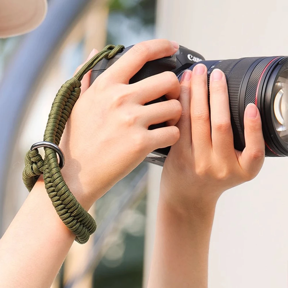 New HandmAde Woven Camera Wrist Strap For Canon Nikon Sony Fuji Leica Olympus Micro Single Ouick Release Hand Rope Accessories