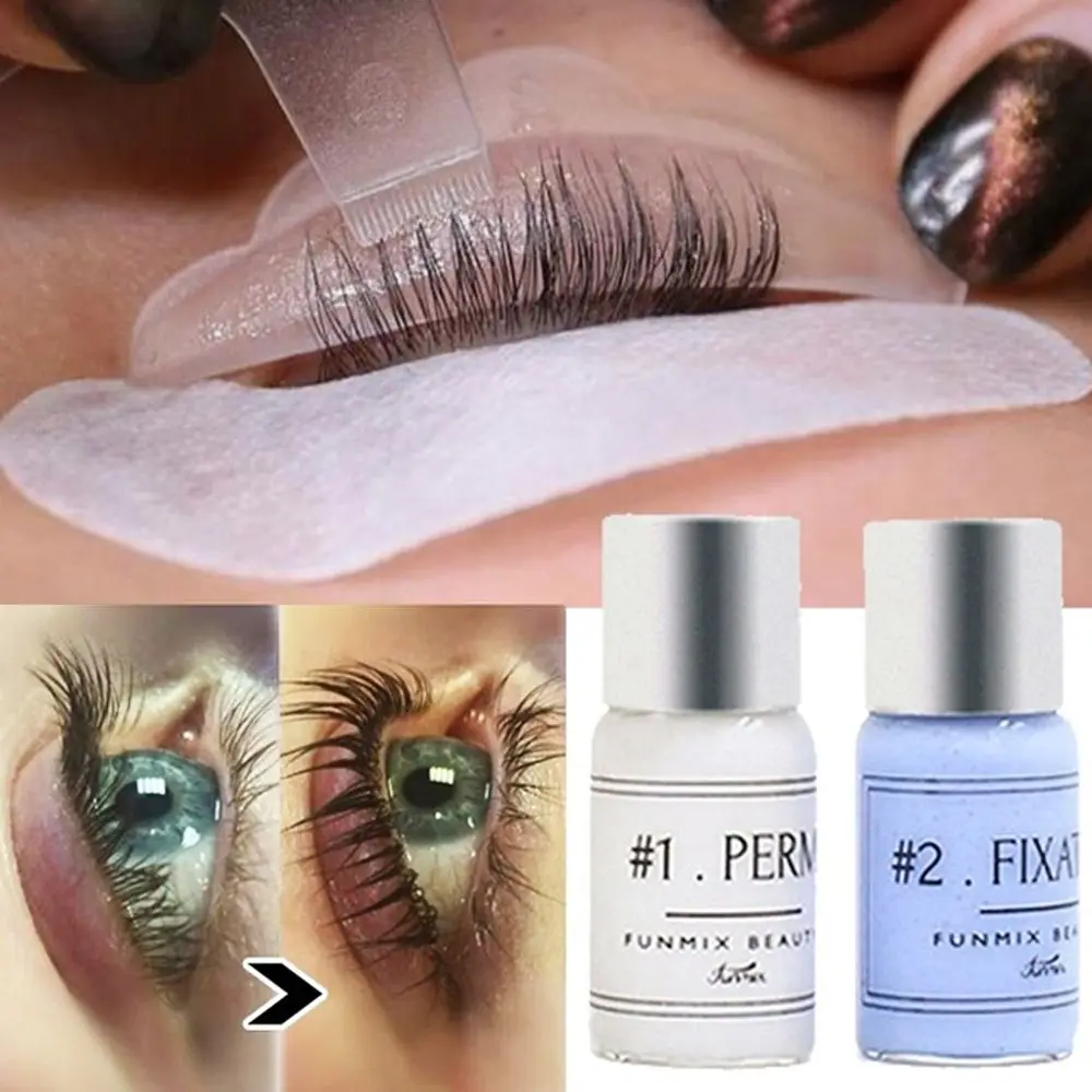 1/2 Pcs Woman's Fashion Makeup Tool Non-stimulating Eyelash Perm Eyelash Lift Eyelashes Curling Fiaxtion Cilia Extension