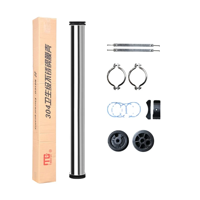 Hot Sale RO Membrane Shell 4040 RO Membrane Housing Stainless Steel Cartridge Filter Housing For RO System