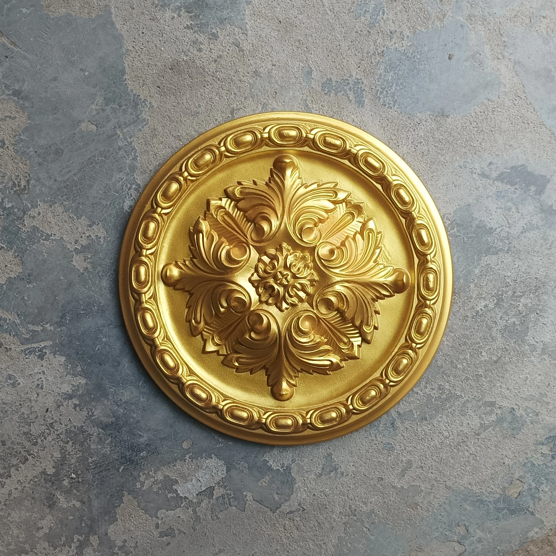 

PU Decorative Ceiling Rose Pendant Lamp Base Panel Ceiling Rosette Light Plate Wall Moulding Medallion Decoration of Chandelier