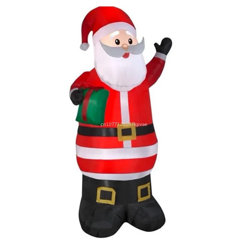 

1.2m Outdoor Christmas Yard Decoration Inflatable Santa Claus With LED Lights Hot Sale