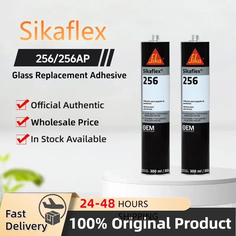 Adhesivo de poliuretano Sika Sikaflex 256 para sellador de unión de repuesto de vidrio de parabrisas automotriz - Producto original