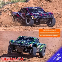 TRAXXA 1/10 4WD Slash 68386-4 RC Car Quick Release High Chassis Remote Control Electric Short Truck Off Road Vehicle Model Toy