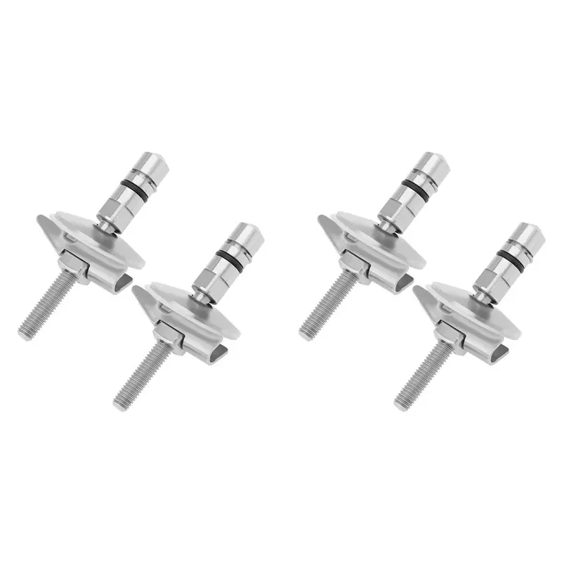 

B-Est 2 Pair Toilet Seat Fixing Hinge Set M6 X 71.5Mm Stainless Steel Toilet Lid Hinge Fixing Bracket C0102G Compatible