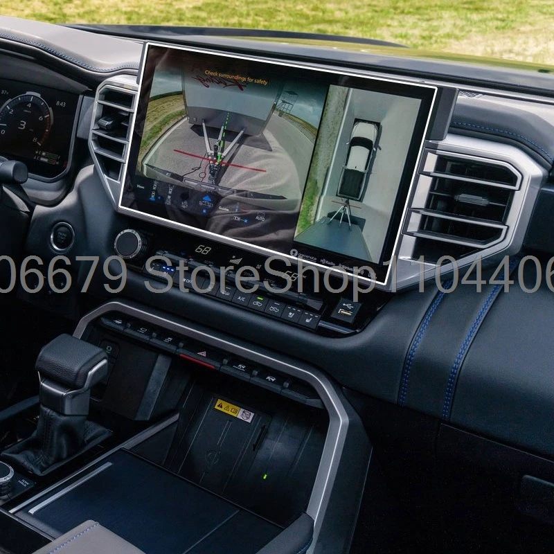 

Tempered glass protector film For Toyota Tundra XK70 2022 2023 14 Inch Car radio gps Navigation lcdScreen Protector interior