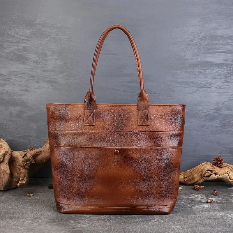 

Real Cowskin Leather Art Hand Painting Customize Totes Ladies Hand Bag Female Carteras Para Mujer De Moda Colorful