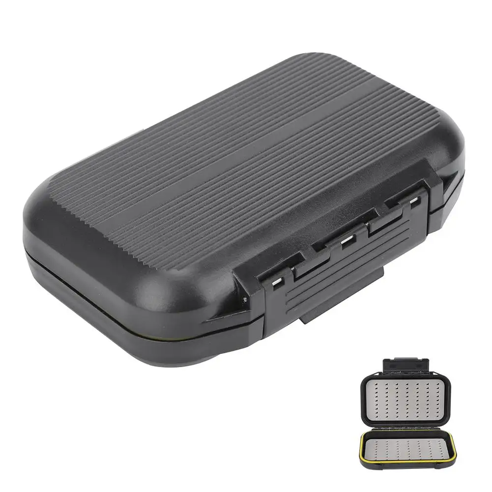 

Waterproof Double Layer Fishing Tackle Box - Portable Fly Fishing Lure Storage Bag & Tools Container