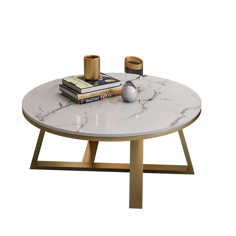

Light Luxury Nordic Coffee Tables Round Small Apartment Bar Club Side Table Simple Aesthetic Unique Muebles Office Furniture