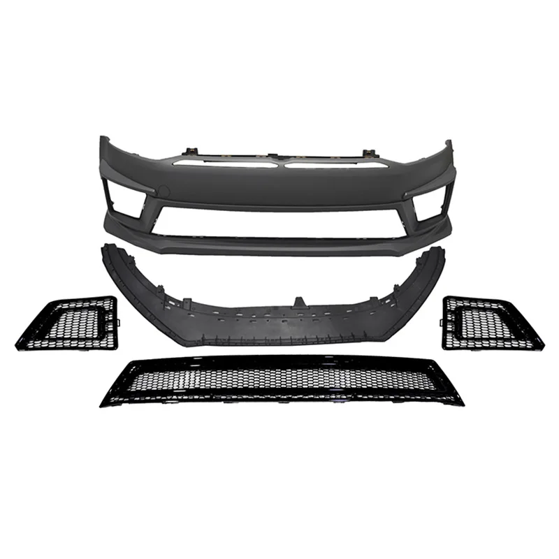 

For The 11-2017 Volkswagen POLO has been modified and upgraded with the R400 front bumper grille, rear bumper side skirts, rear