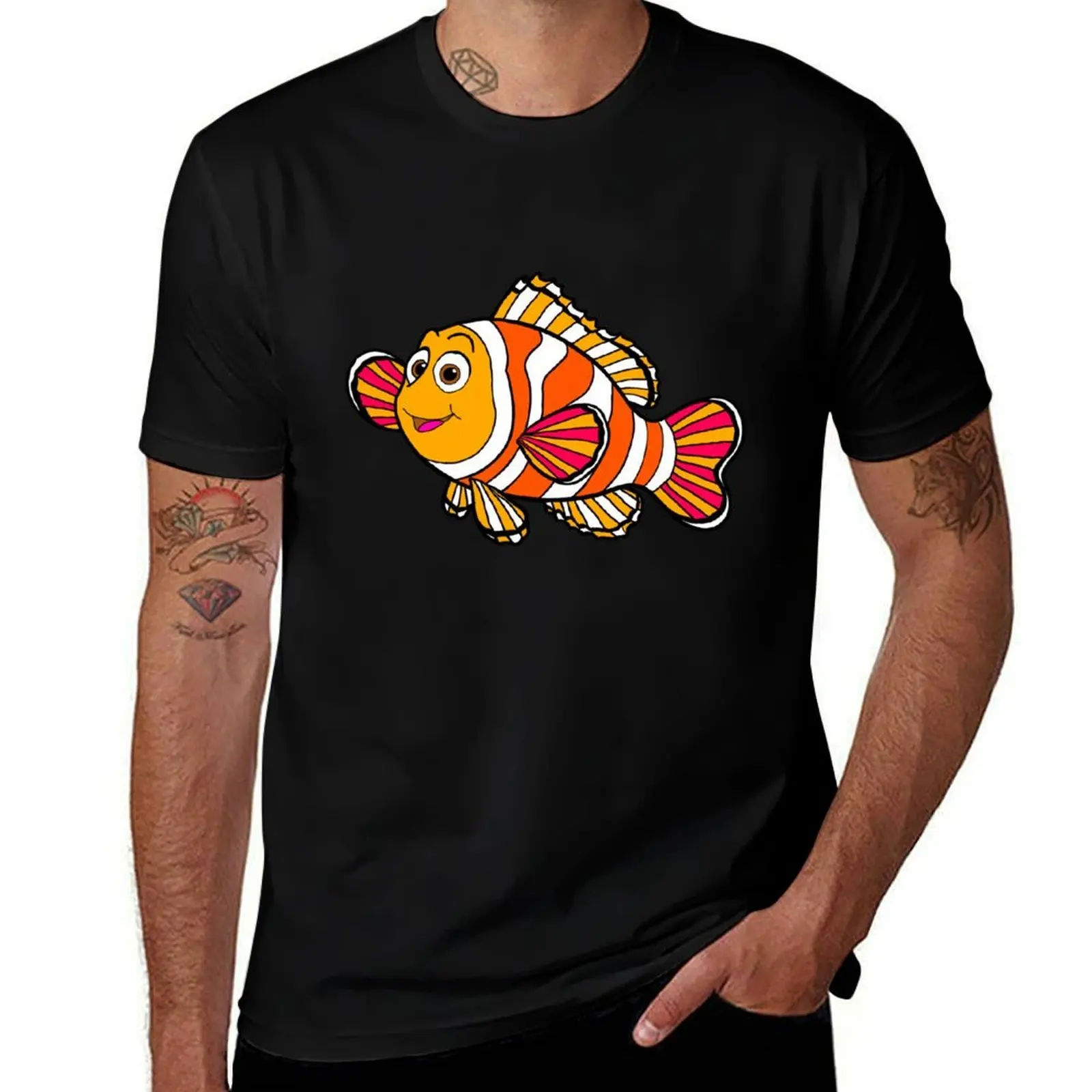 

Clownfish Fun T-Shirt valentines clothes Funny t-shirt sports fans hippie clothes plain black t shirts men