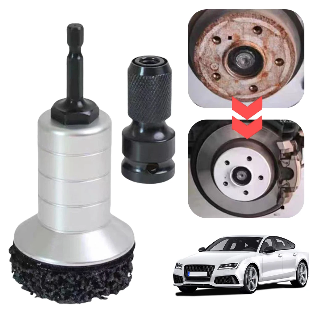 

Car Hub Shaft Head Rust Removal Tool Aluminum Alloy Auto Hub Cleaning Kit Rust Cleaning Tools for Vehicle Safety Enhancement