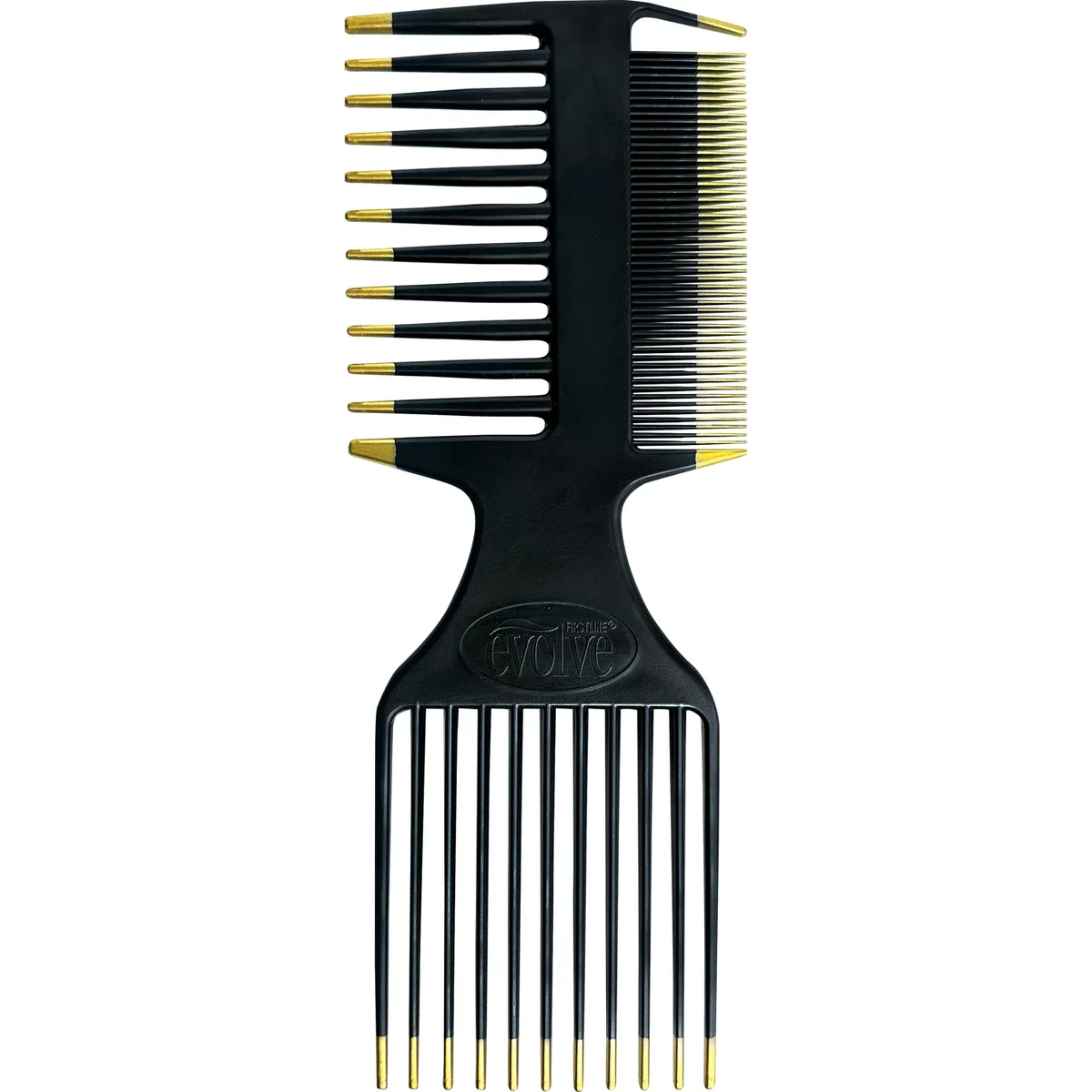 Styling Comb 3-in-1 design for detangling, parting, and styling Fine and wide teeth for versatile styling options Built-in parting tool