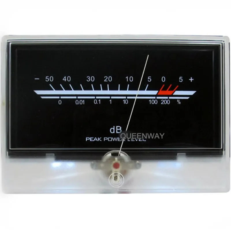 Amplificador de potencia de Audio de alta precisión V-031, medidor Vu, indicador de cabezal de nivel Db, pico con retroiluminación