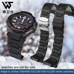 Plastic Watchband For Casio G-shock GA-1000 1100 GW-4000 GW-A1100 A1000 Watch Strap High Quality Male Sports Watch accessories