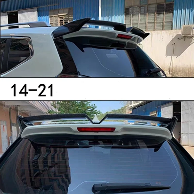 For  X-trail Rogue 14-21 Modified Sport Style ABS Roof Wing Car Accessories Tail Wing Rear Spoiler
