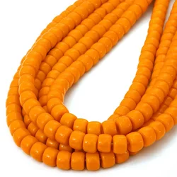 Austrian Smooth Crystal 8x6mm Drum Column Shape Glass Spacer Loose Beads 110pcs Jewelry Handwork Bracelet Making DIY Accessory