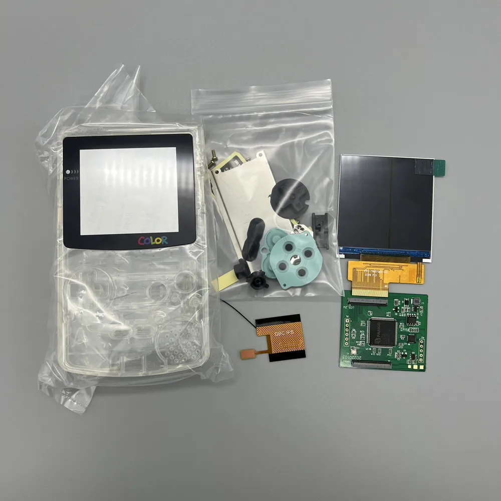 2.6 Inches GBC IPS LCD And New Shell For Gameboy Color.Support Pixel Display. No Need To Cut The Shell.