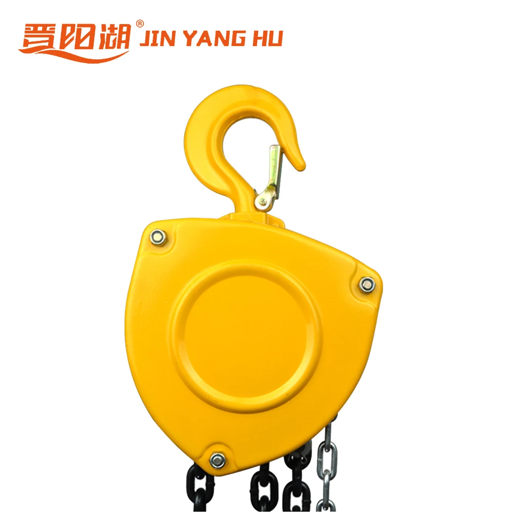 2ton Chain Hoist Anti-Rust Manual Double Chain Block 3m/6m with Two Hooks for Lifting Pulling Dragging Construction Factory