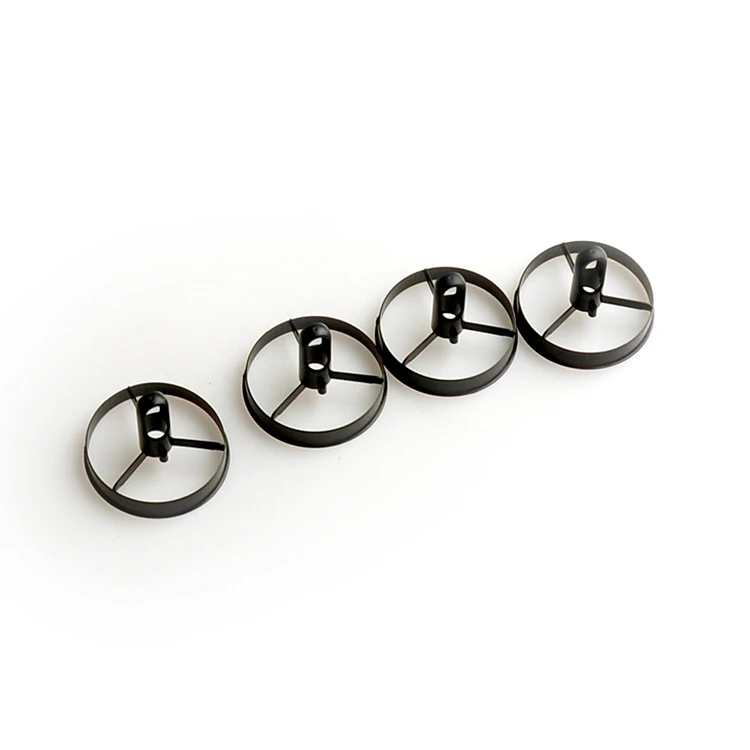 4PCS 8520 Coreless Motor Propeller Guard, for Brushed Motor, with Mounting Holes, Carbon Plate Fixable