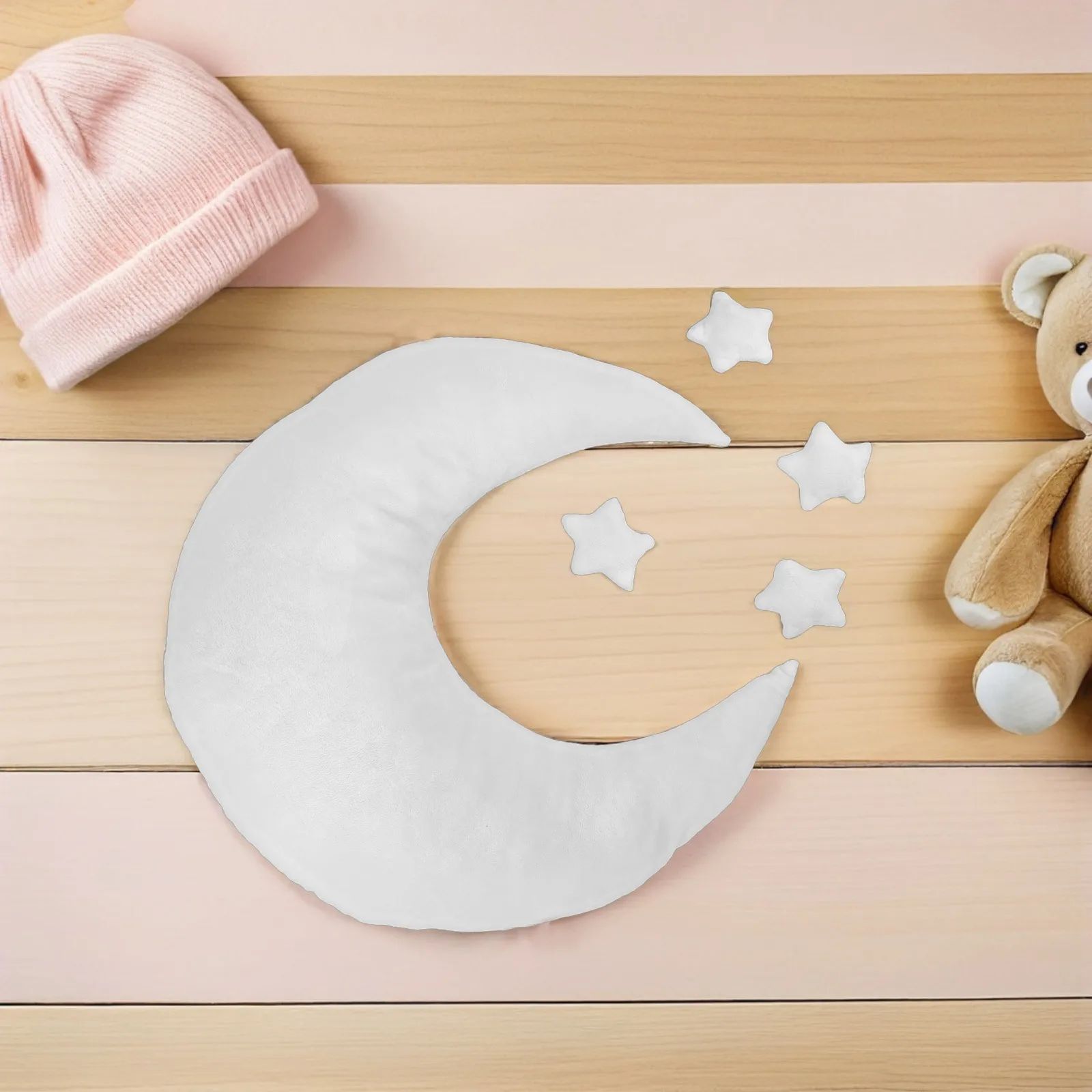 

1 set 1 Set Baby Photography Posing Pillow Star Moon Shape Newborn Photo Props Gender Neutral Soft Studio Decoration For Newborn