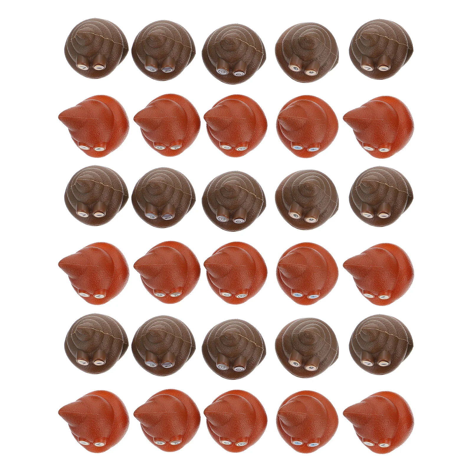 

40 Pcs Poop Realistic Poop Toys Party Playthings Plastic for Kids and Adults Prank Trick Mini Basketball Small