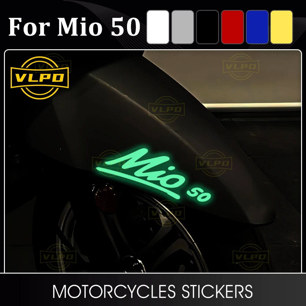 Motorcycle Glow Stickers Waterproof Decal for SYM Mio 50 CC Mio50 2002 2008 2009 2012 2015 2017 2020 2021 Accessories