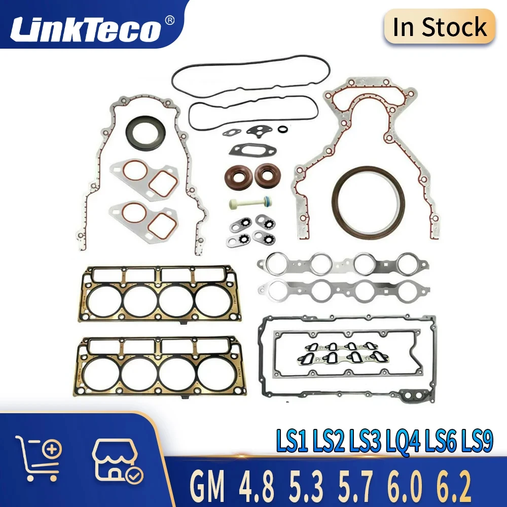 

Engine Cylinder Head Gasket Kit 4.8 5.3 5.7 6.0 6.2 L For GM CADILLAC CHEVROLET GMC AVANTIAC PONTIAC SAAB BUICK HUMMER ISUZU