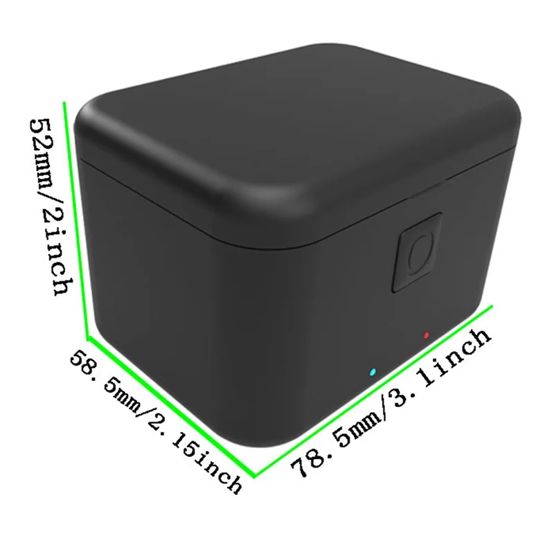 ABSQ-Per Insta360 X5 Caricabatteria Custodia di ricarica portatile Scatola di immagazzinaggio Hub di ricarica Slot per caricabatterie doppi Accessori per fotocamera