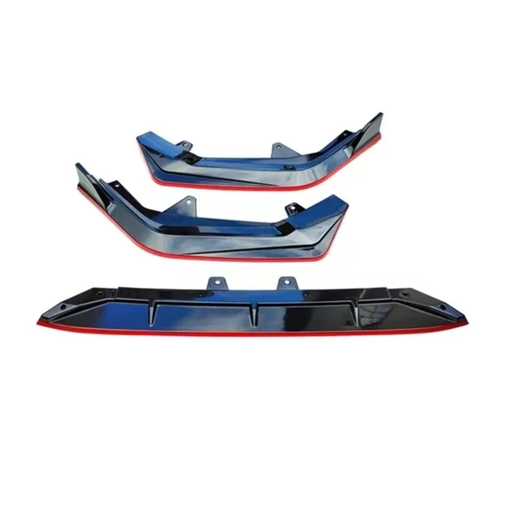 Per Honda Civic 11th Gen 2022 2023 accessori per auto 3 pezzi paraurti anteriore diffusore per labbra deflettore paraurti anteriore protezioni Kit