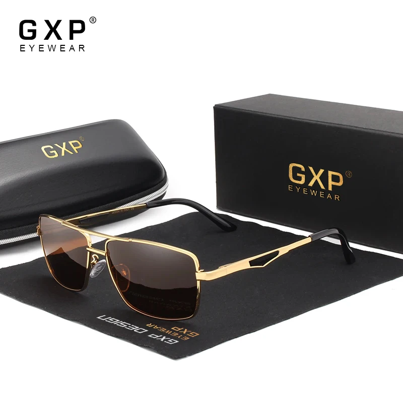 

GXP Polarized Sunglasses Men's Driving Male Sun Glasses High Quality UV400 Blocking Protection Holiday Oculos