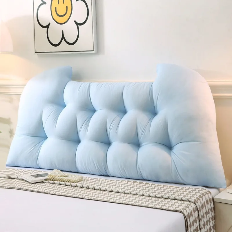 100/120/150/180cm Cute Bed Headboard Cushion Window Tatami Wall Mats Soft Lumbar Back Support Pad for Home Sofa Headboard Decor